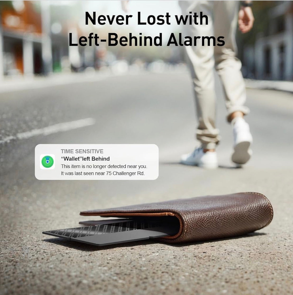 Bluetooth Tracker Smart Card for Apple Find My iPhone Ultra-Thin Wallet GPS Tracker