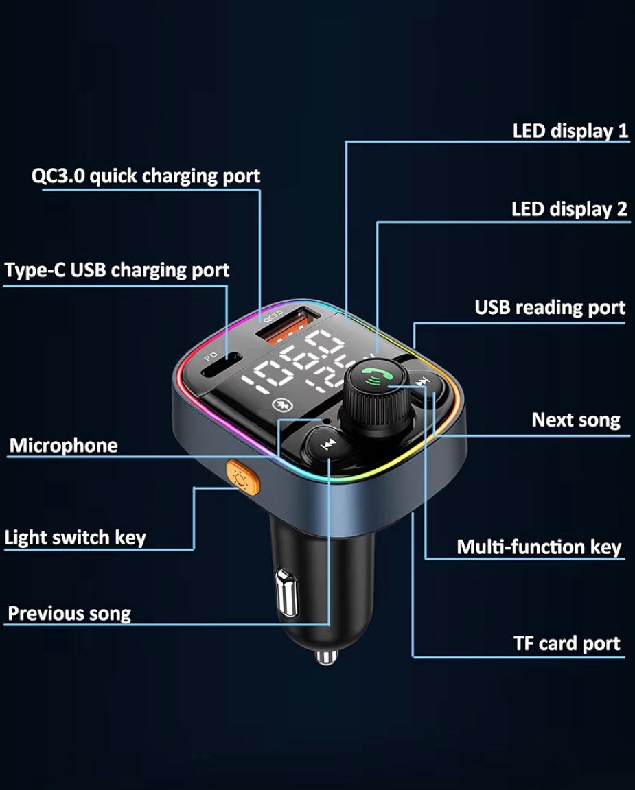 LIHAN Bluetooth 5.4 Bluetooth Car Adapter