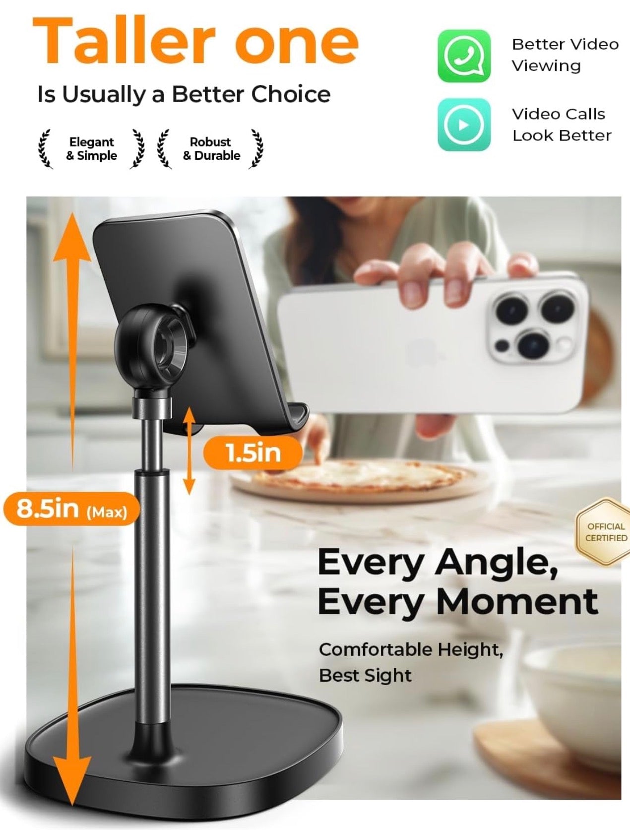 Cell Phone Stand Phone Holder for Desk