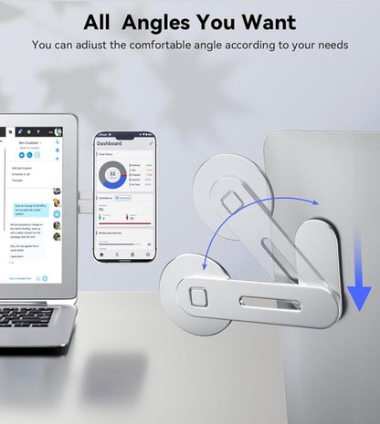 Magnetic Phone Holder for Laptop Designed for iPhone 17/16/15/14/13/12 MagSafe