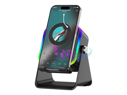 Wireless Induction Speaker 5-in-1 Bluetooth Speaker with Phone Stand