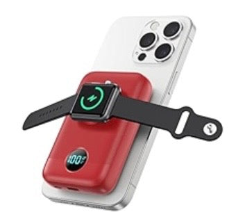 Magnetic Portable Charger for iPhone & Apple Watch