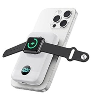 Magnetic Portable Charger for iPhone & Apple Watch