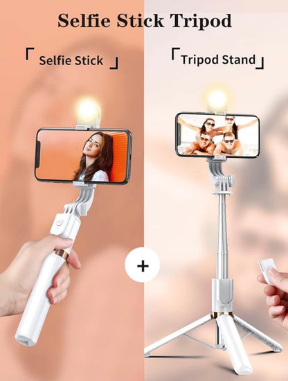 Selfie Stick Tripod with Wireless Remote