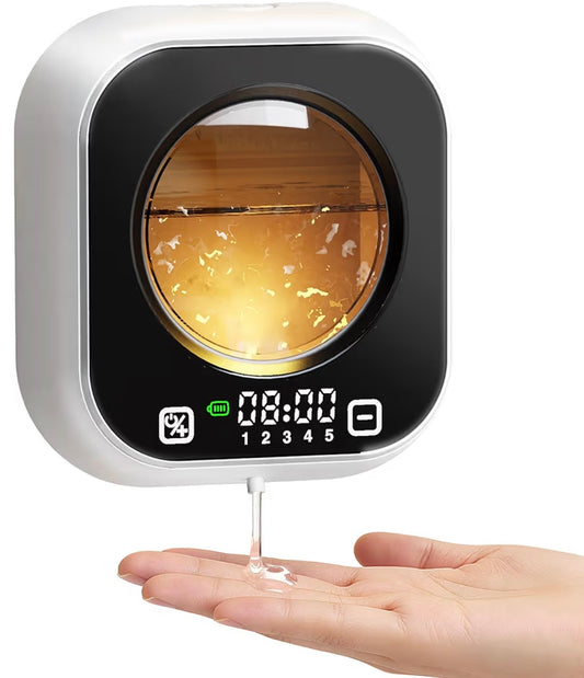 Automatic Liquid Soap Dispenser, Wall Mounted Soap Dispenser Electric Touchless Rechargeable