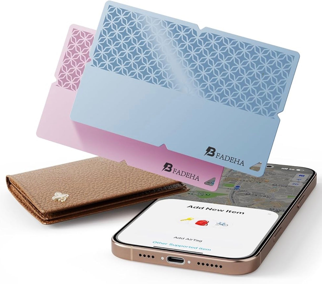 Bluetooth Tracker Smart Card for Apple Find My iPhone Ultra-Thin Wallet GPS Tracker