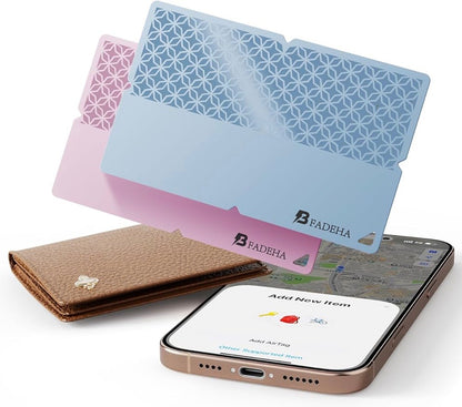 Bluetooth Tracker Smart Card for Apple Find My iPhone Ultra-Thin Wallet GPS Tracker