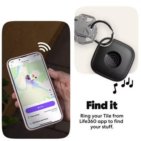 Tile Mate 2-Pack: Bluetooth Trackers for Apple & Android Devices