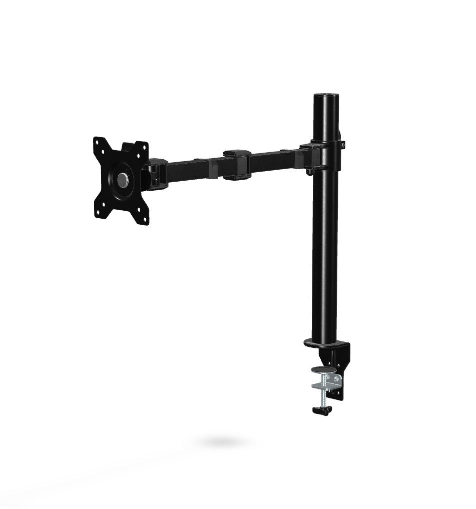 Single Computer Monitor Stand with Cable Management