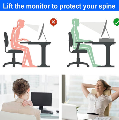 Desk Organizers and Accessories, Monitor Stand with Drawer