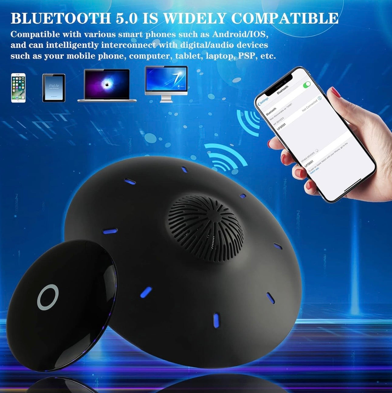 Magnetic Levitating Bluetooth Speaker