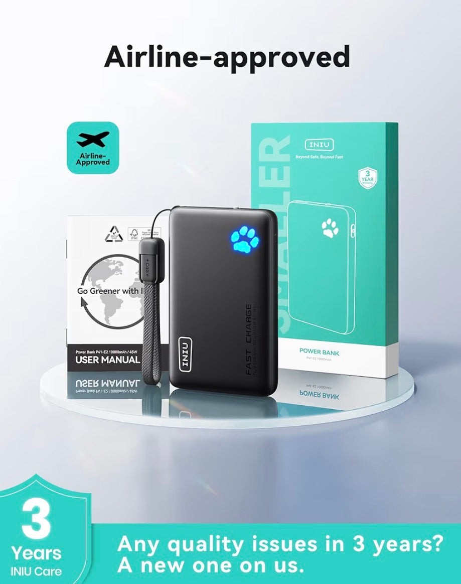 INIU 45W Fast Charging Portable Charger