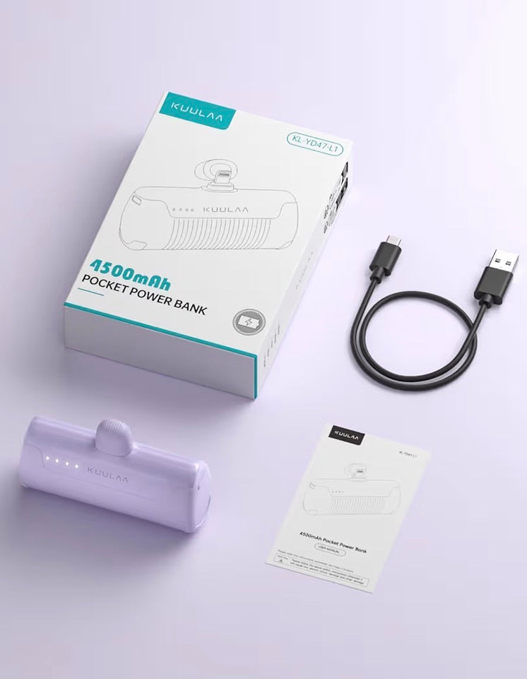 Portable Charger iPhone 4500mAh Mini Power Bank