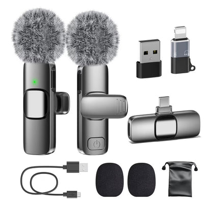Content creation voice USB C Mini Microphone for iPhone 16/15/14/Android,