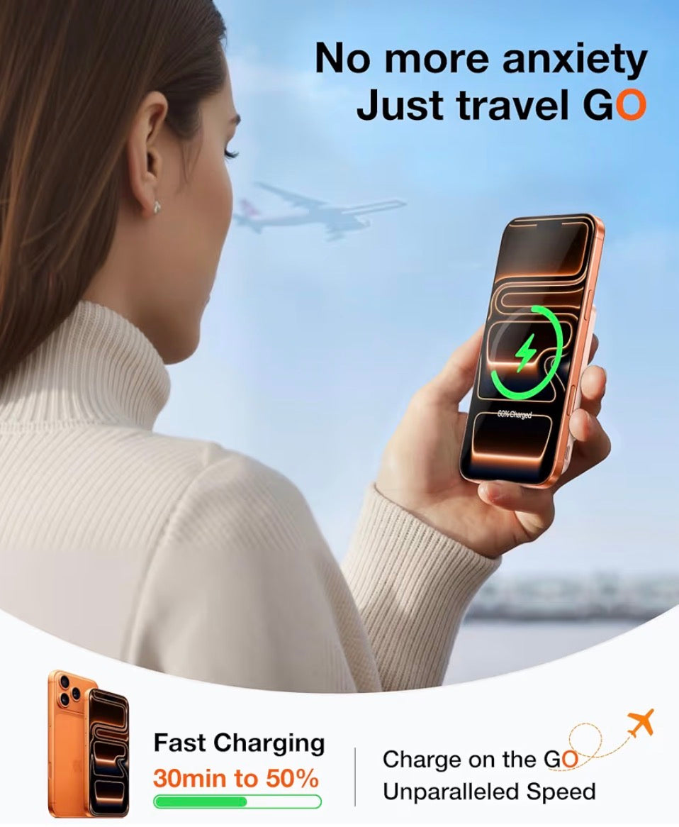 EasyGo 10000mAh Magnetic Portable Charger