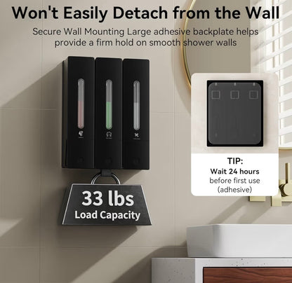 Shampoo and Conditioner Dispenser