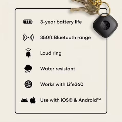 Tile Mate 2-Pack: Bluetooth Trackers for Apple & Android Devices
