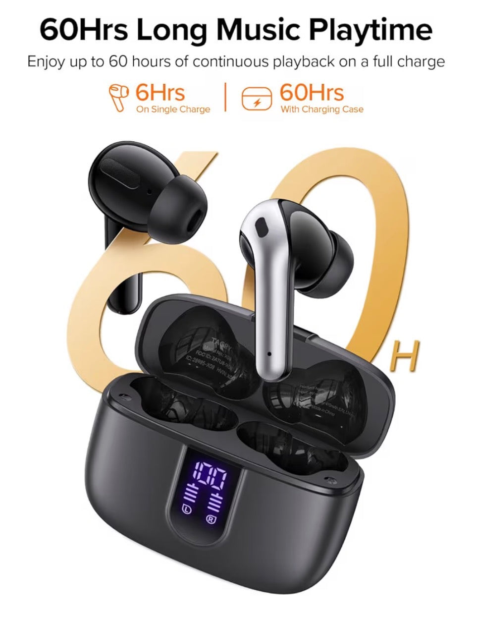 Bluetooth Headphones True Wireless Earbuds