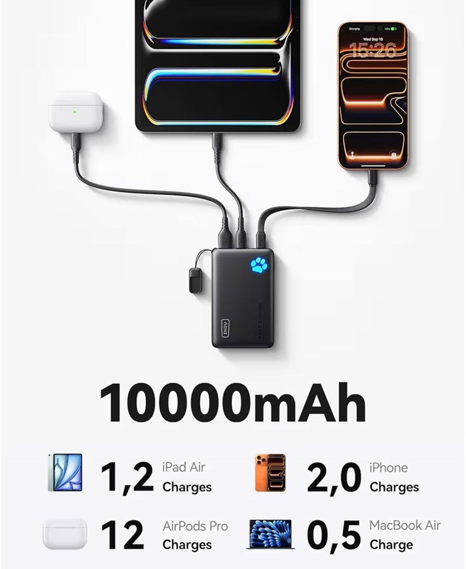 INIU 45W Fast Charging Portable Charger
