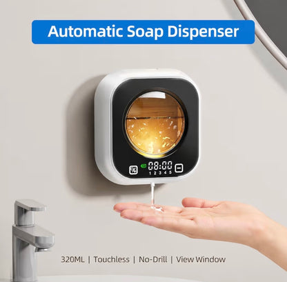 Automatic Liquid Soap Dispenser, Wall Mounted Soap Dispenser Electric Touchless Rechargeable