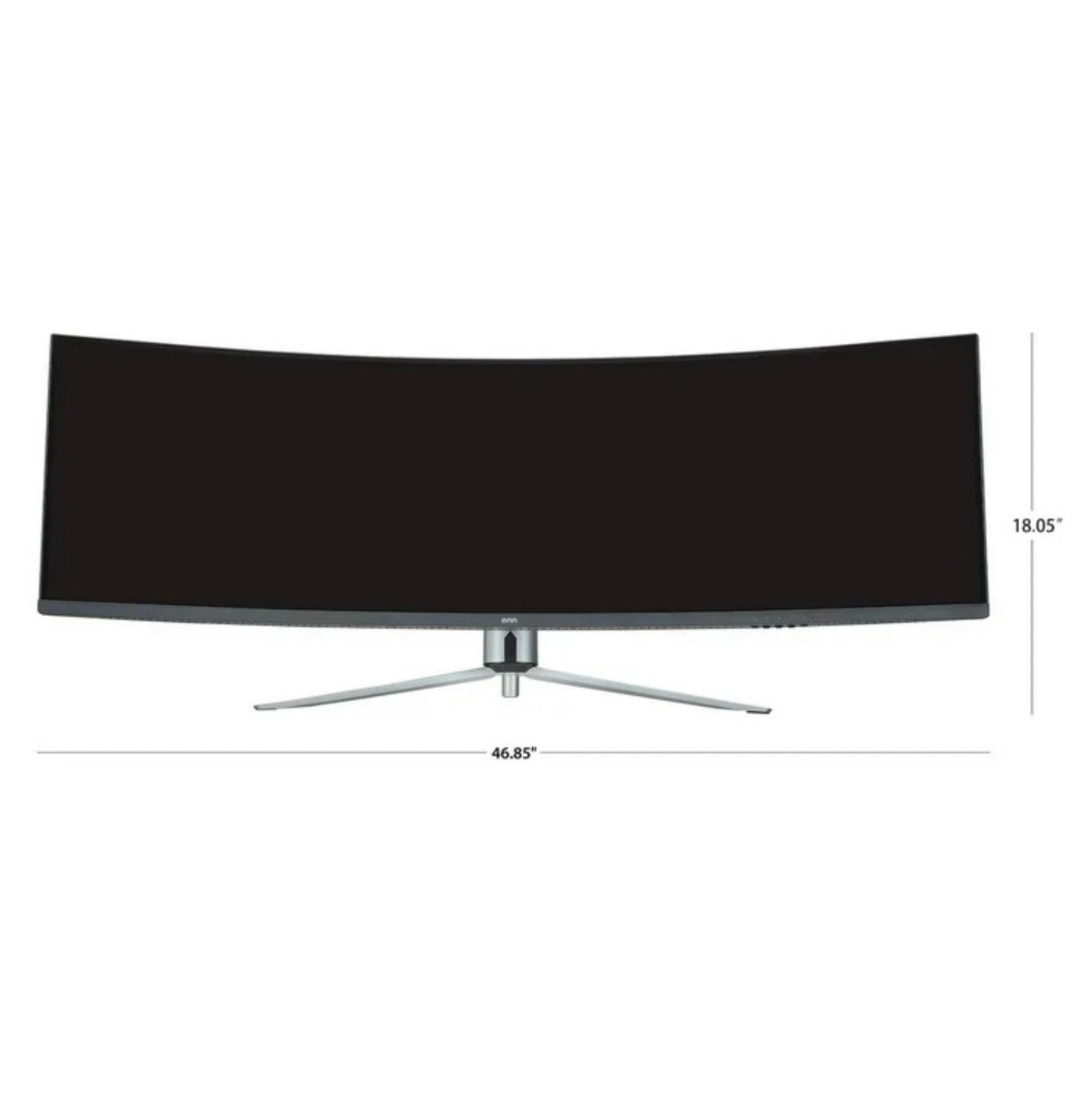 onn 49" 3840 x 1080p Curved Dual FHD Gaming Monitor