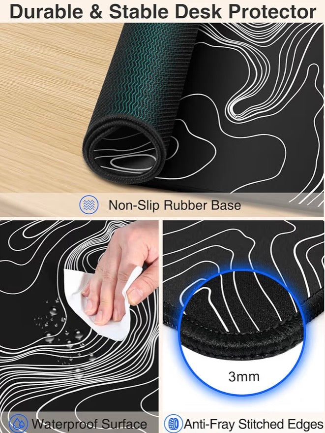 2-in-1 Mouse Pad with Wireless Charging for Phone