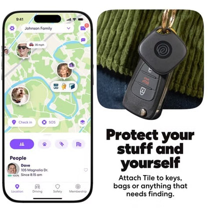 Tile Mate 2-Pack: Bluetooth Trackers for Apple & Android Devices