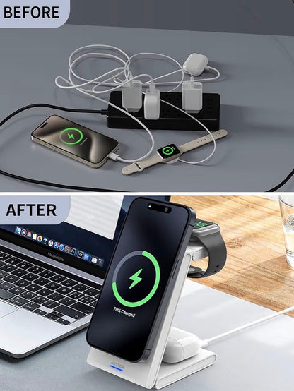 3 in 1 Wireless Charging Station