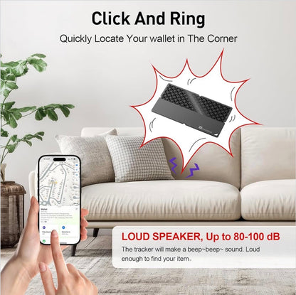 Bluetooth Tracker Smart Card for Apple Find My iPhone Ultra-Thin Wallet GPS Tracker