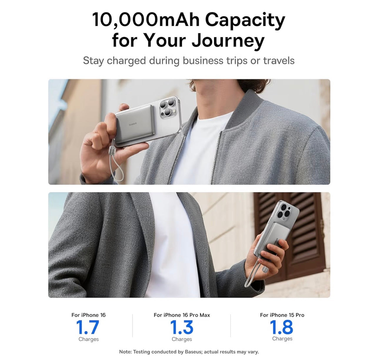 Baseus Picogo Qi2 15W Magsafe Portable Charger