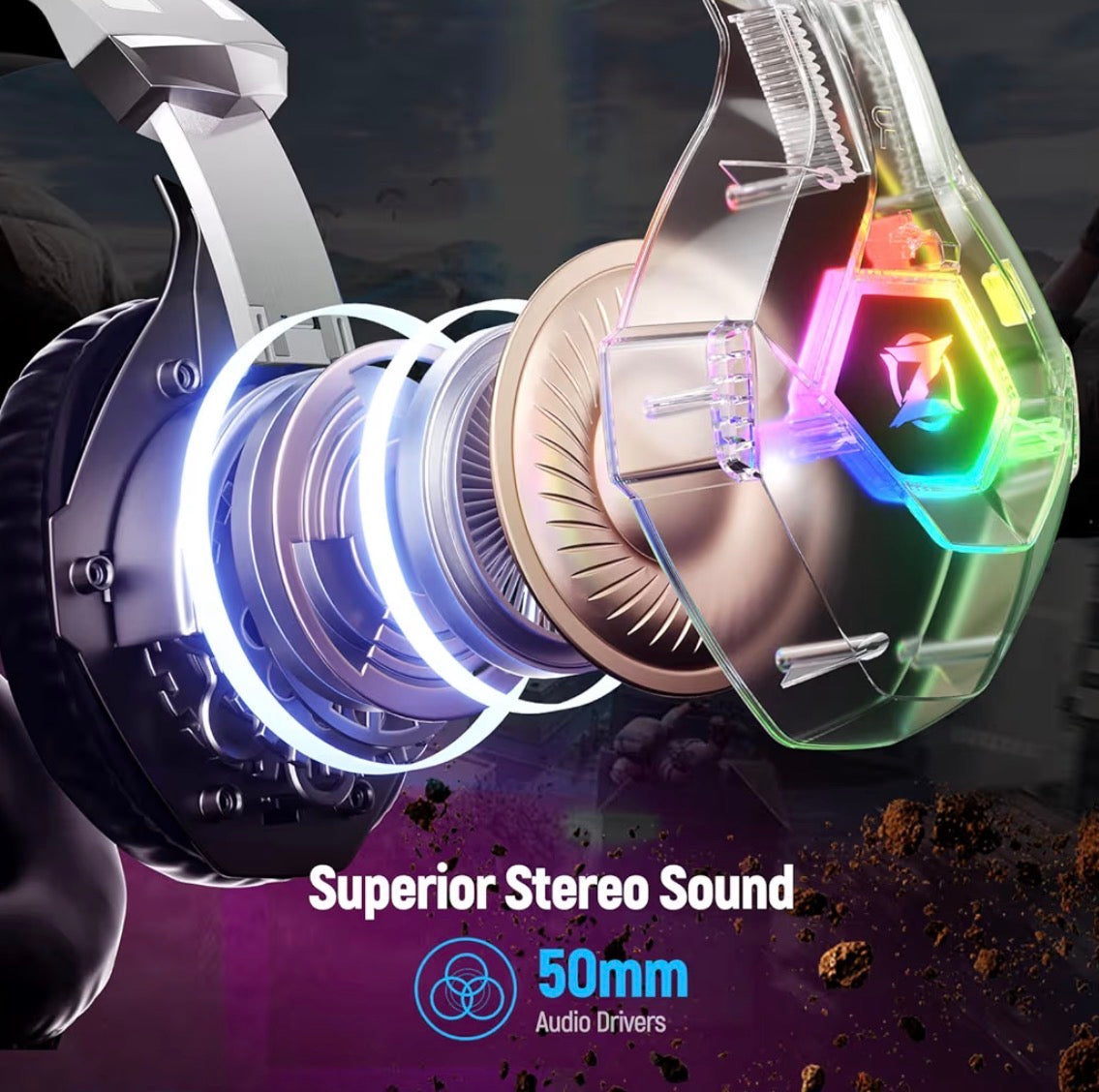 Gaming Headset for PC, Ps4, Ps5, Xbox Headset