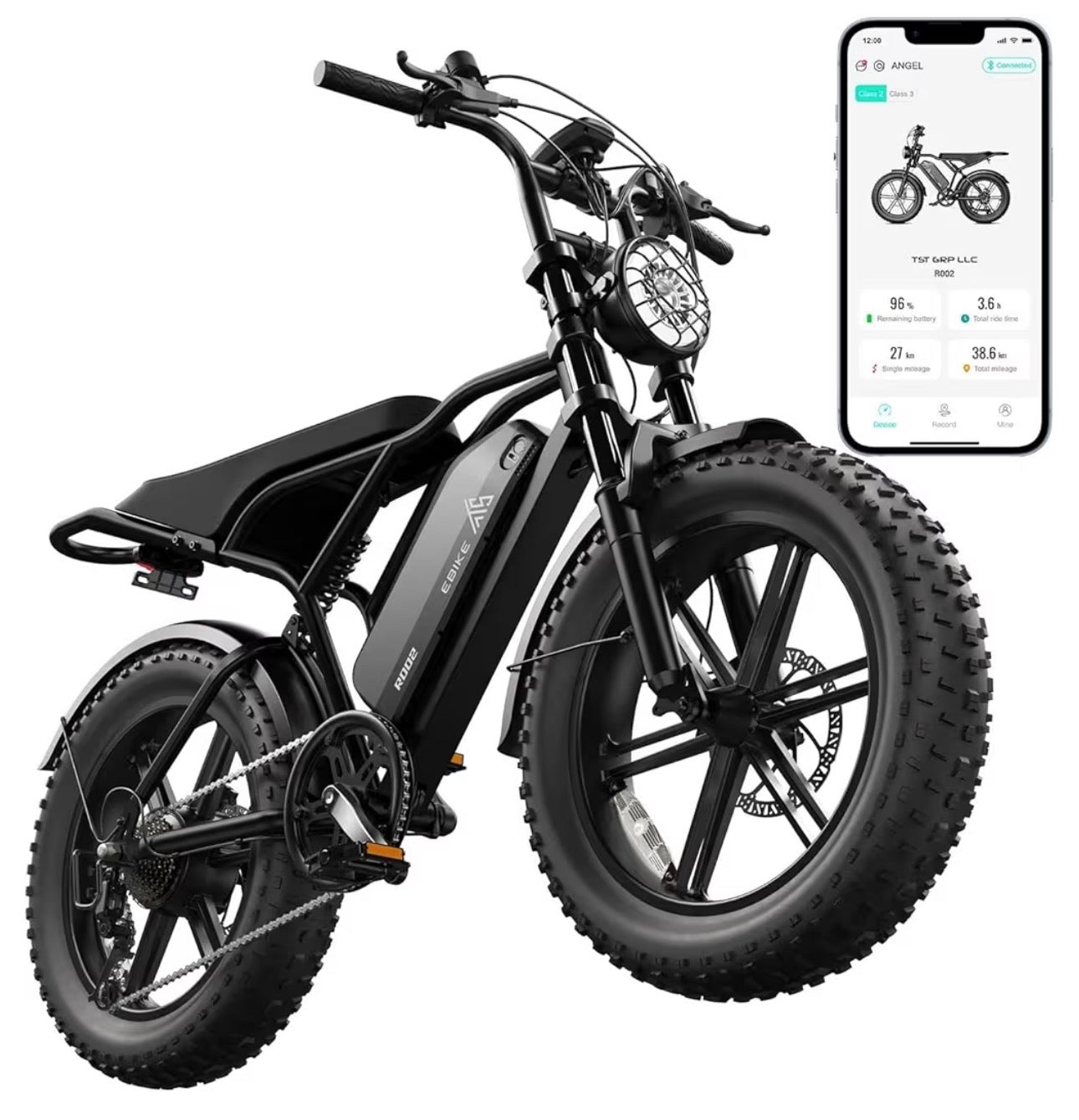 TST Electric Bike for Adults 1500W Peak 20"