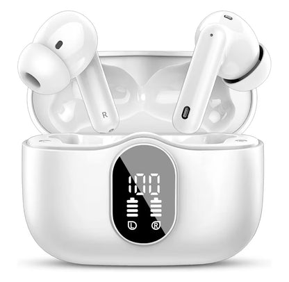 Wireless Earbuds, Bluetooth 5.4 Headphones Bass Stereo