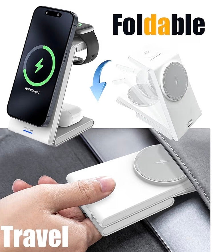 3 in 1 Wireless Charging Station