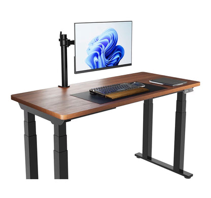 Single Computer Monitor Stand with Cable Management