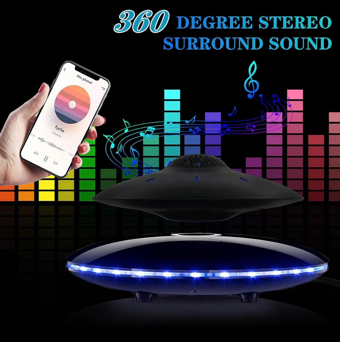 Magnetic Levitating Bluetooth Speaker