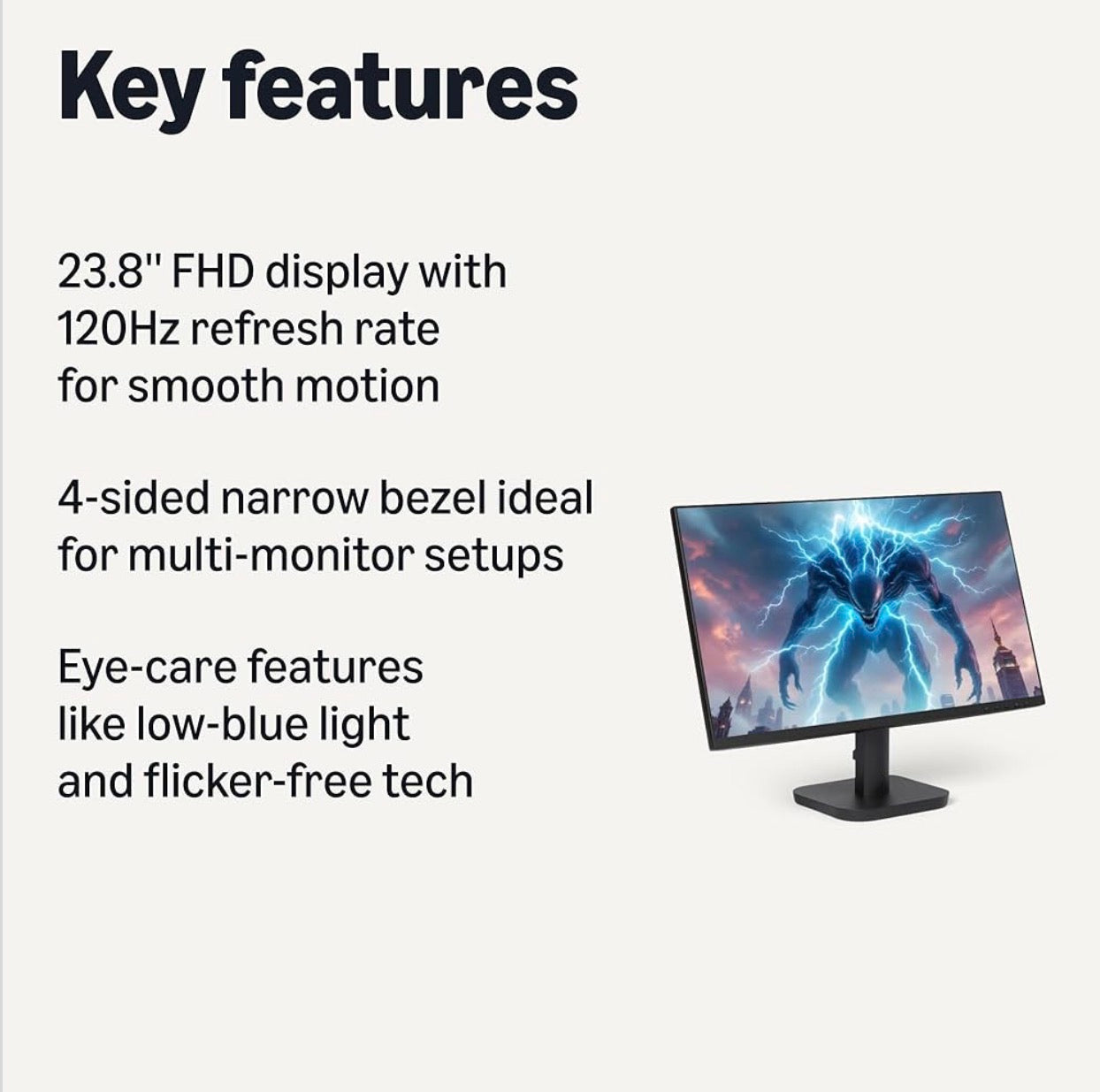 23.8-inch 1080P Computer Monitor