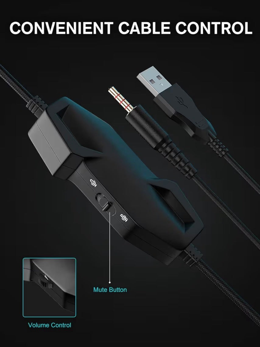 Gaming Headset with Microphone