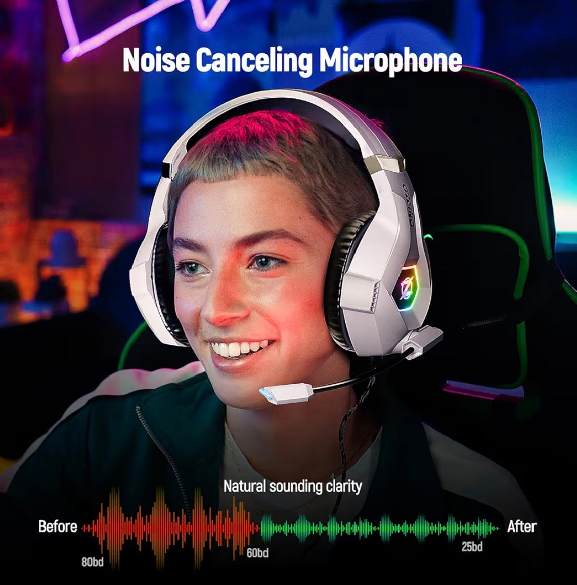 Gaming Headset for PC, Ps4, Ps5, Xbox Headset