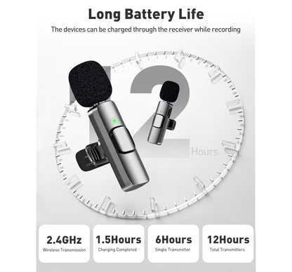 Content creation voice USB C Mini Microphone for iPhone 16/15/14/Android,