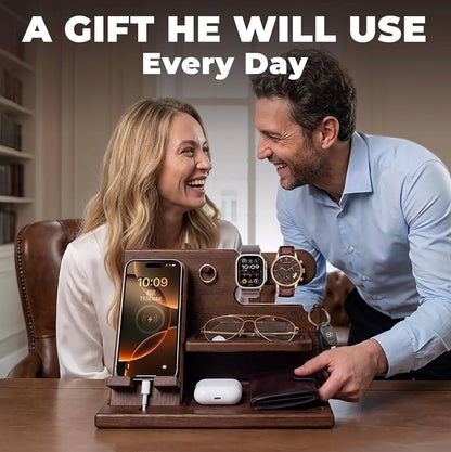 Wood Phone Docking Station