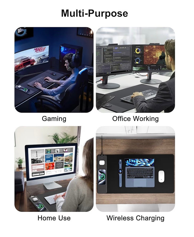 Wireless Charging Mouse Pad