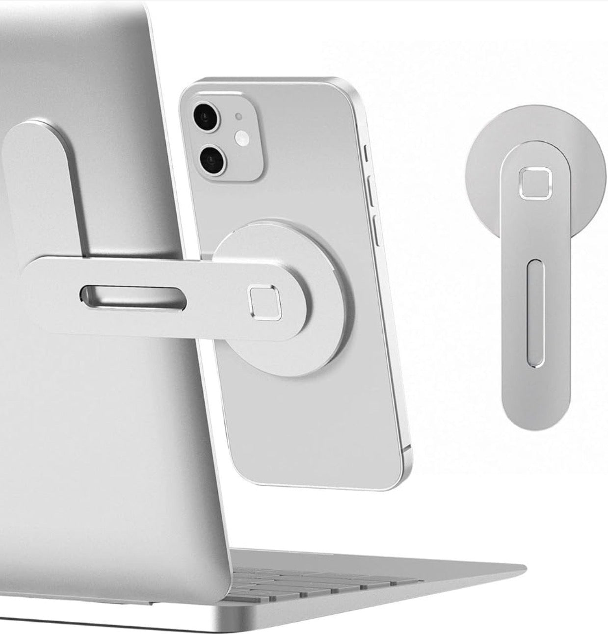 Magnetic Phone Holder for Laptop Designed for iPhone 17/16/15/14/13/12 MagSafe