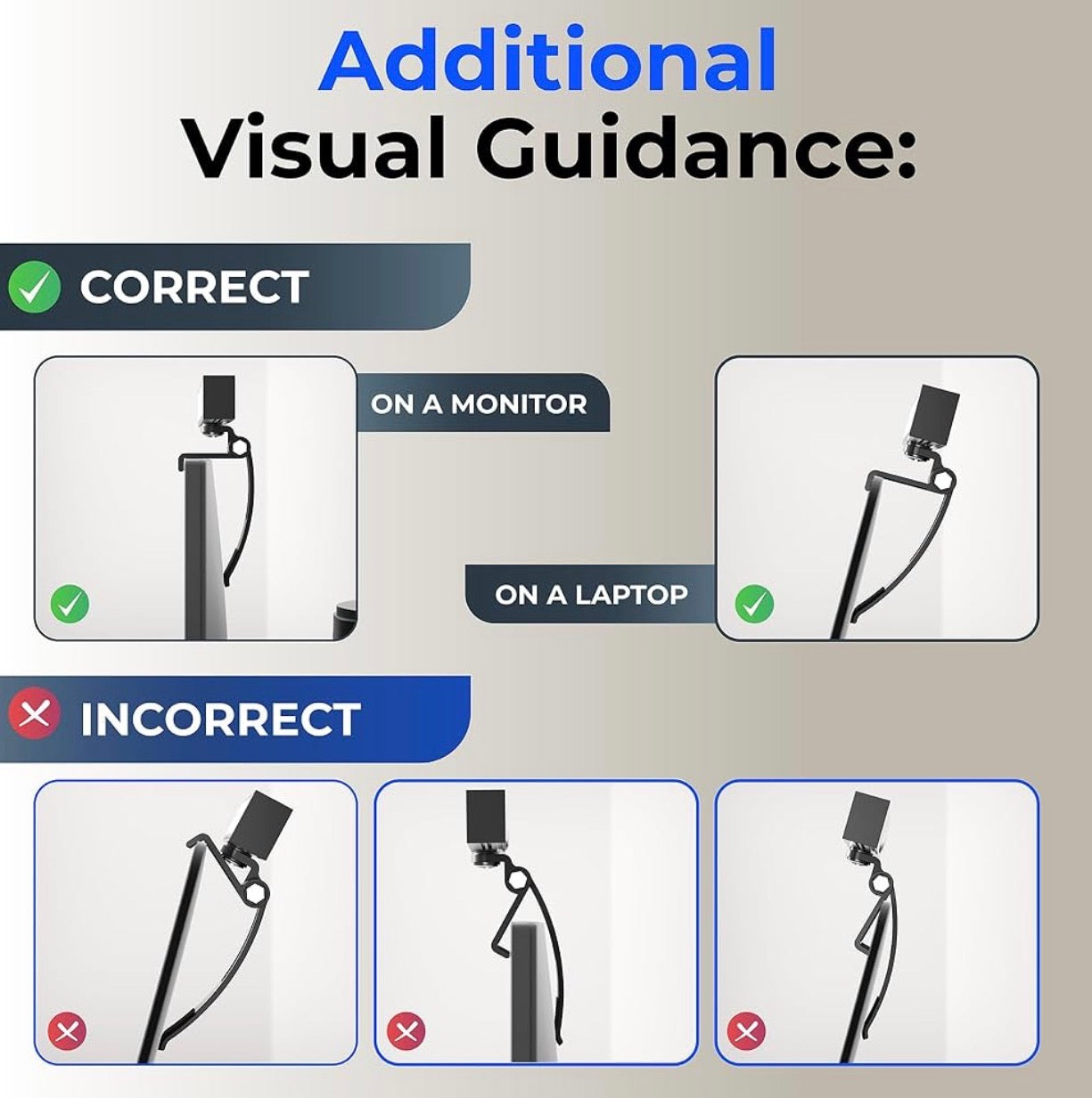 Video Conference Lighting - Webcam Light for streaming
