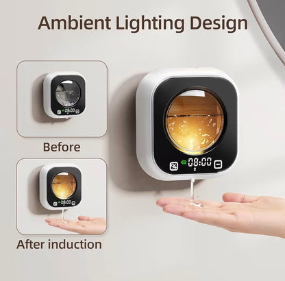 Automatic Liquid Soap Dispenser, Wall Mounted Soap Dispenser Electric Touchless Rechargeable
