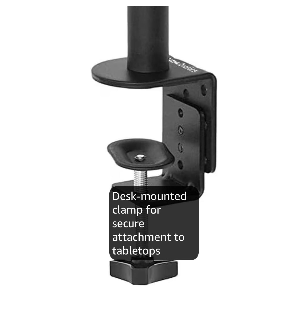 Single Computer Monitor Stand with Cable Management
