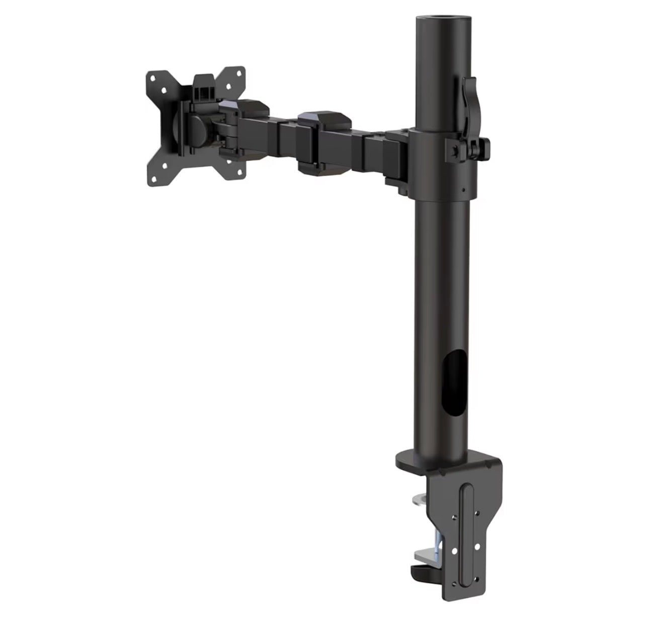 Single Computer Monitor Stand with Cable Management