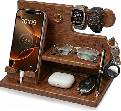 Wood Phone Docking Station