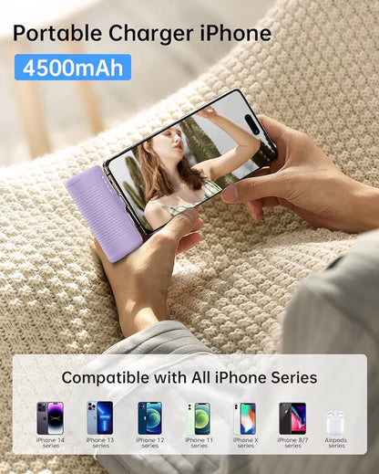 Portable Charger iPhone 4500mAh Mini Power Bank