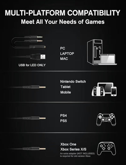 Gaming Headset with Microphone